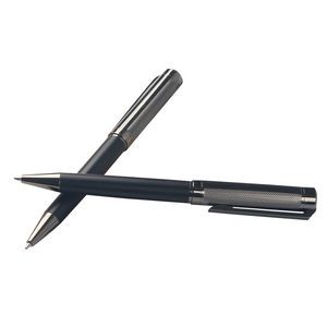 Elegant Wave Twisted Metal Pen With Stylus 18