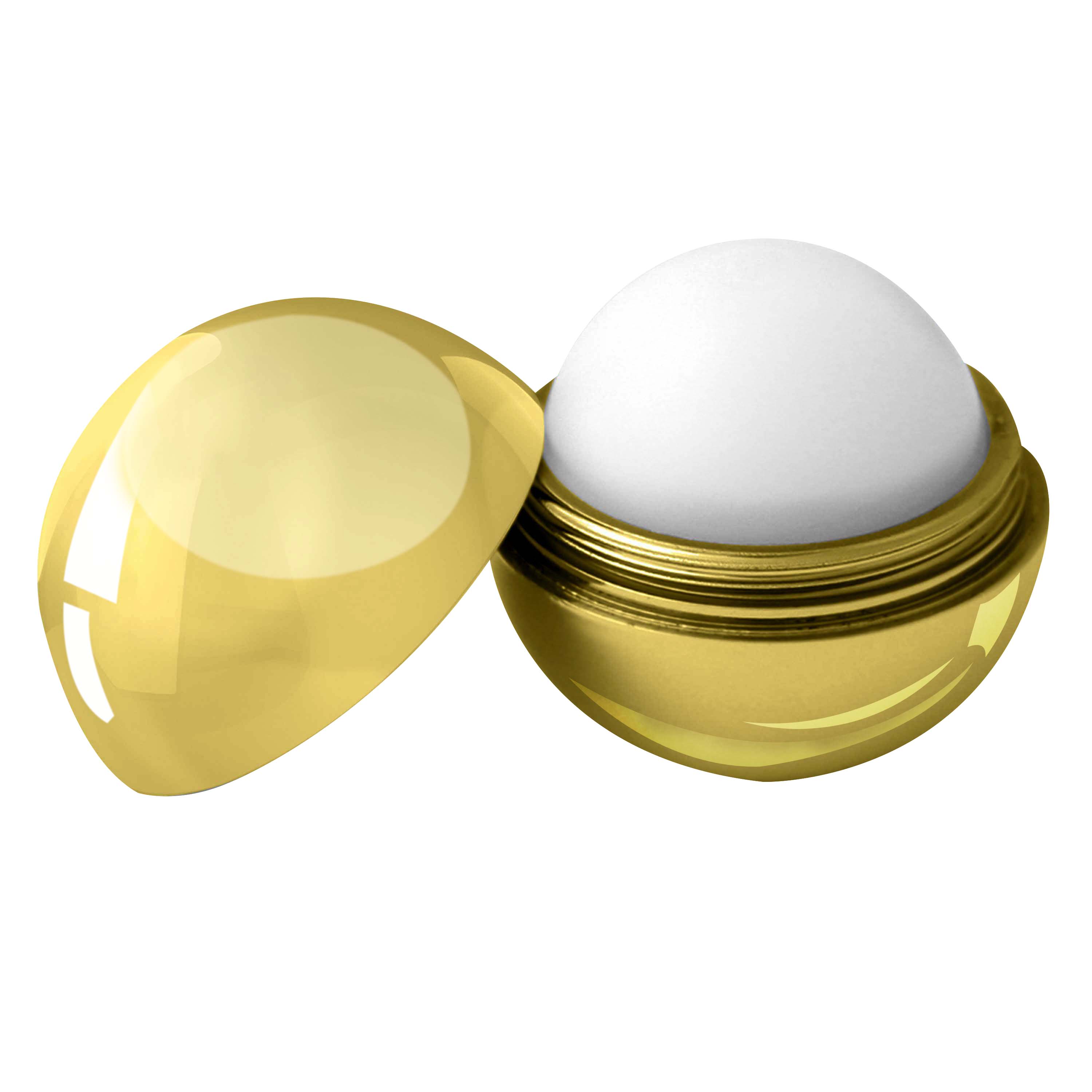 Metallic Finish Round Lip Balm 10