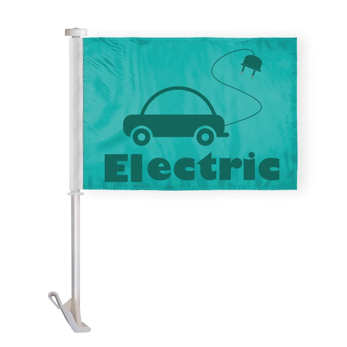 10.5" x 15" Advertising Car Flag - wPoly 1 Ply 15