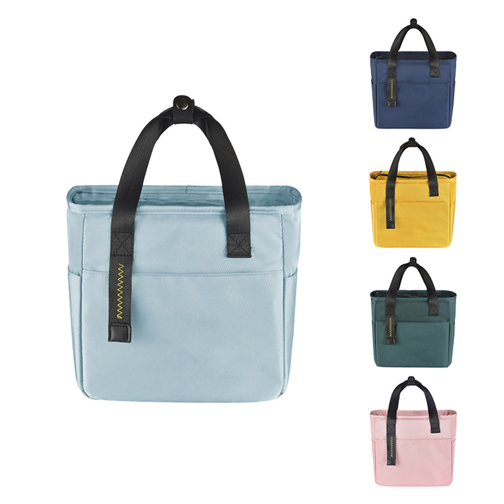 Nylon Portable Zipper Thermal Oxford Lunch Bags