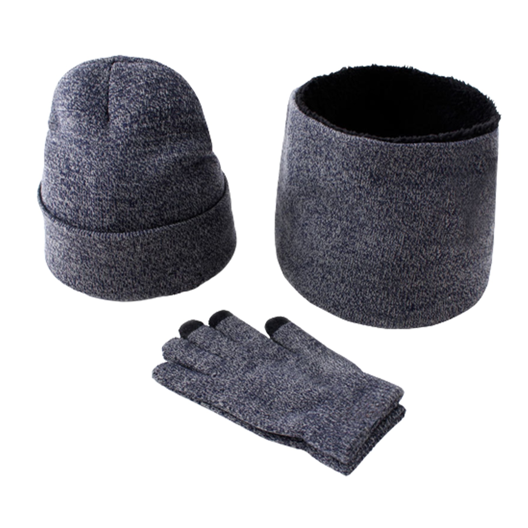 Scarf Gloves Hat Three-Piece Set 2