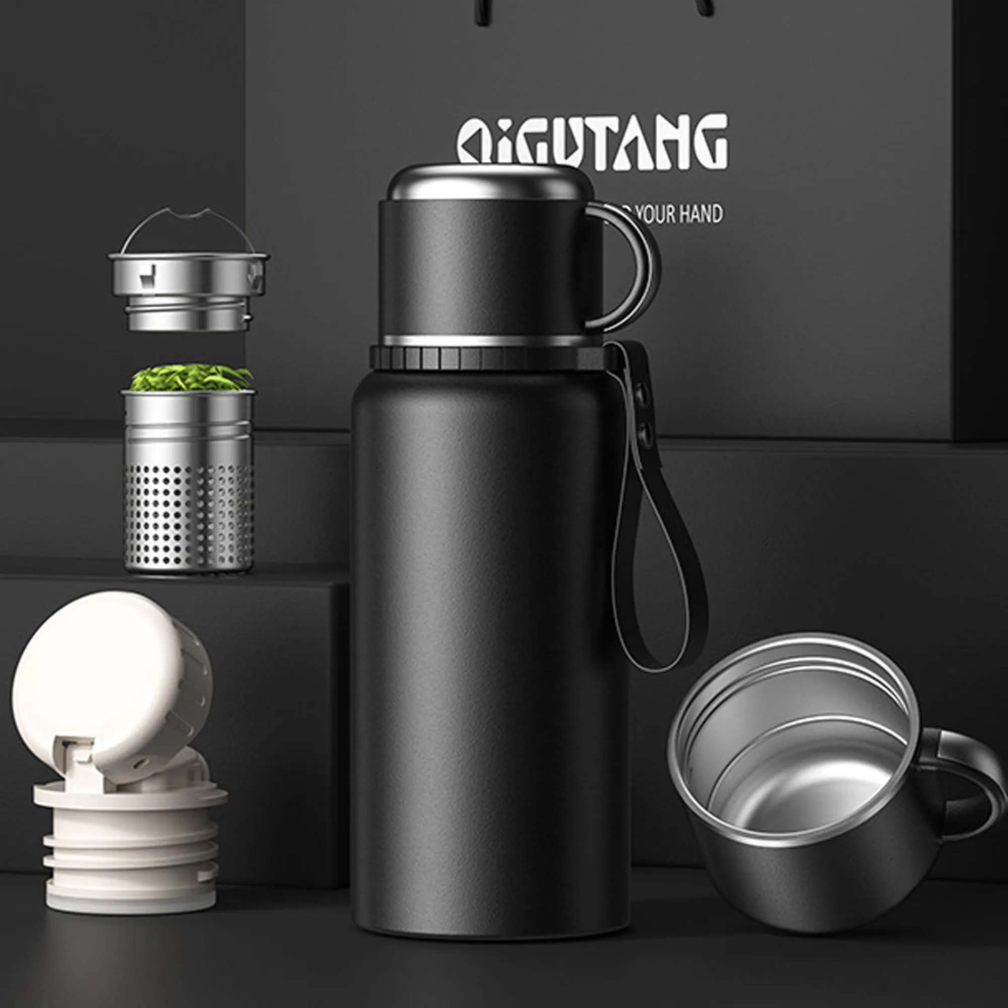 Stainless Steel Insulated Cup With Logo For Drinking, Coffee 1