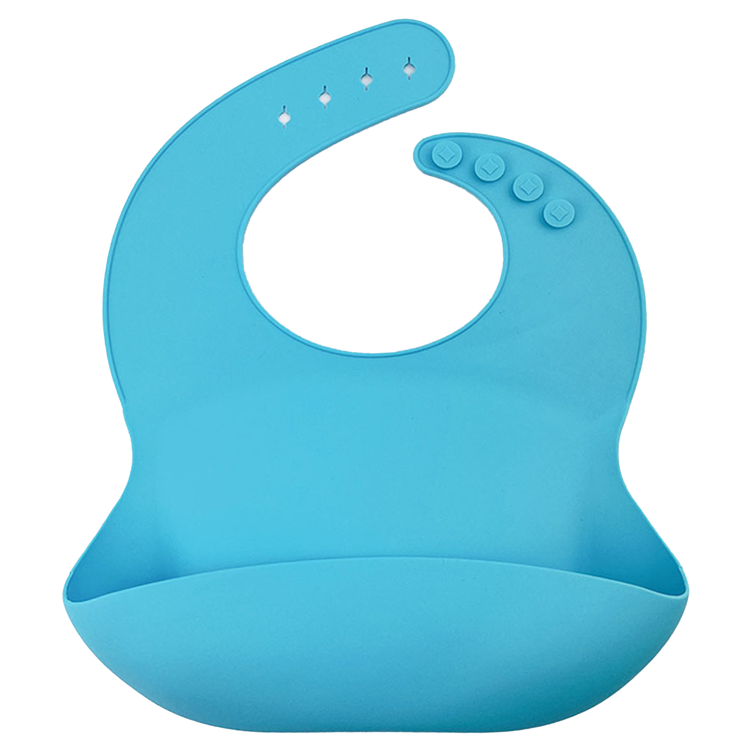 Silicone Waterproof And Dirt Proof Complementary Food Bib 2