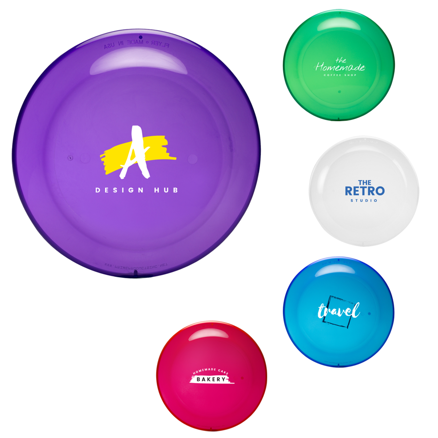 9.25" Translucent Color Ultimate Flying Disc 3