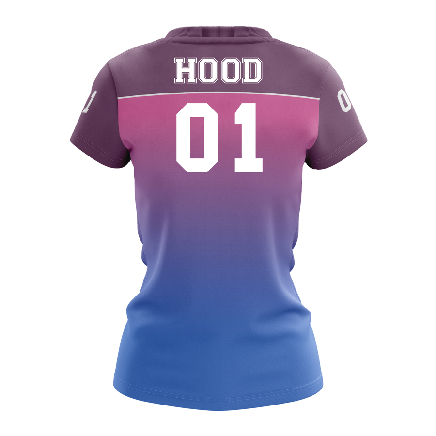 Women's Lightweight Sublimation Football Fanwear Jersey - Style 1 7