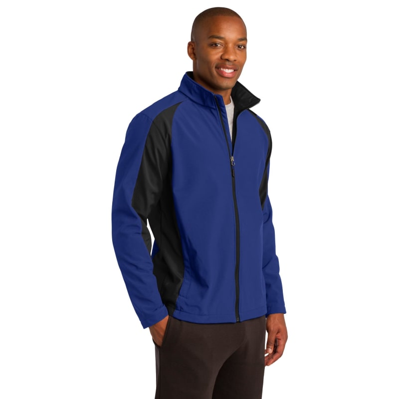Sport-Tek Colorblock Soft Shell Jacket. 27