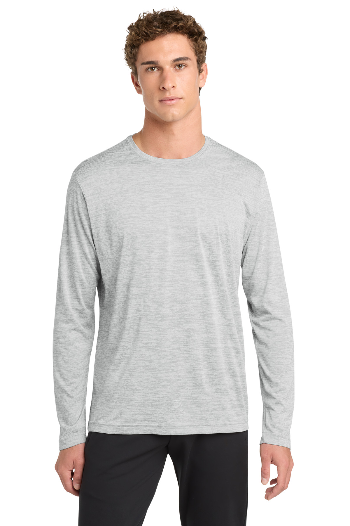 Sport-Tek PosiCharge Long Sleeve Electric Heather Tee. ST390LS 25