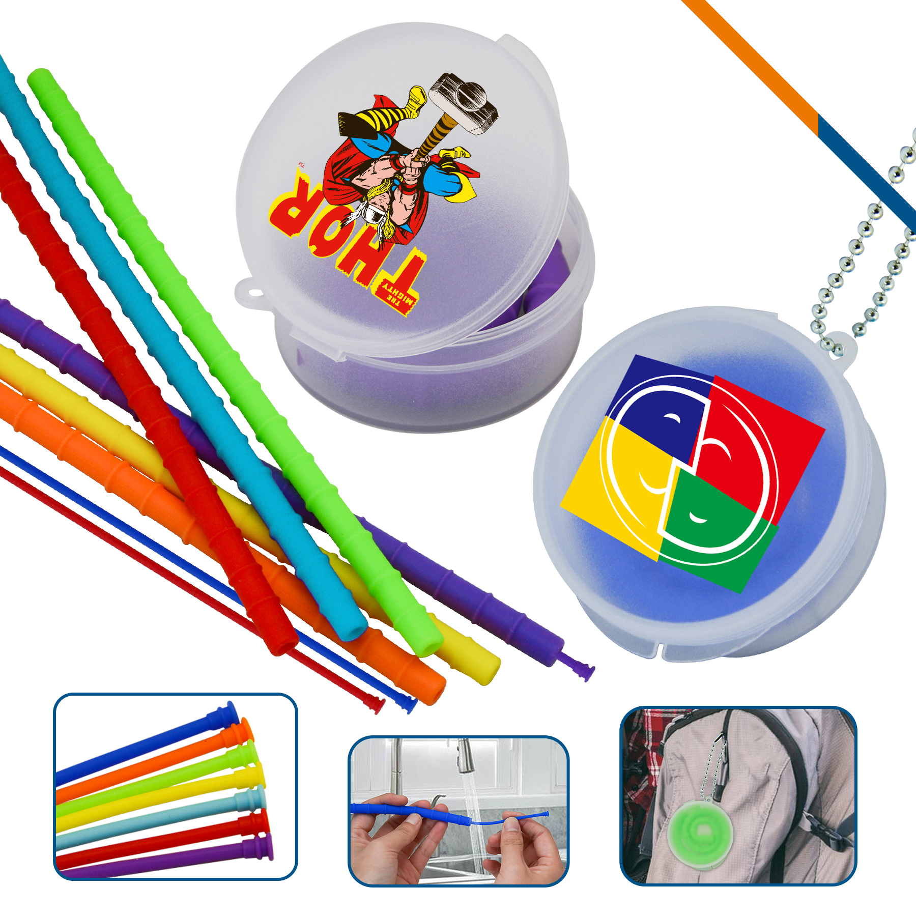 Kingsmen Silicone Straw 2