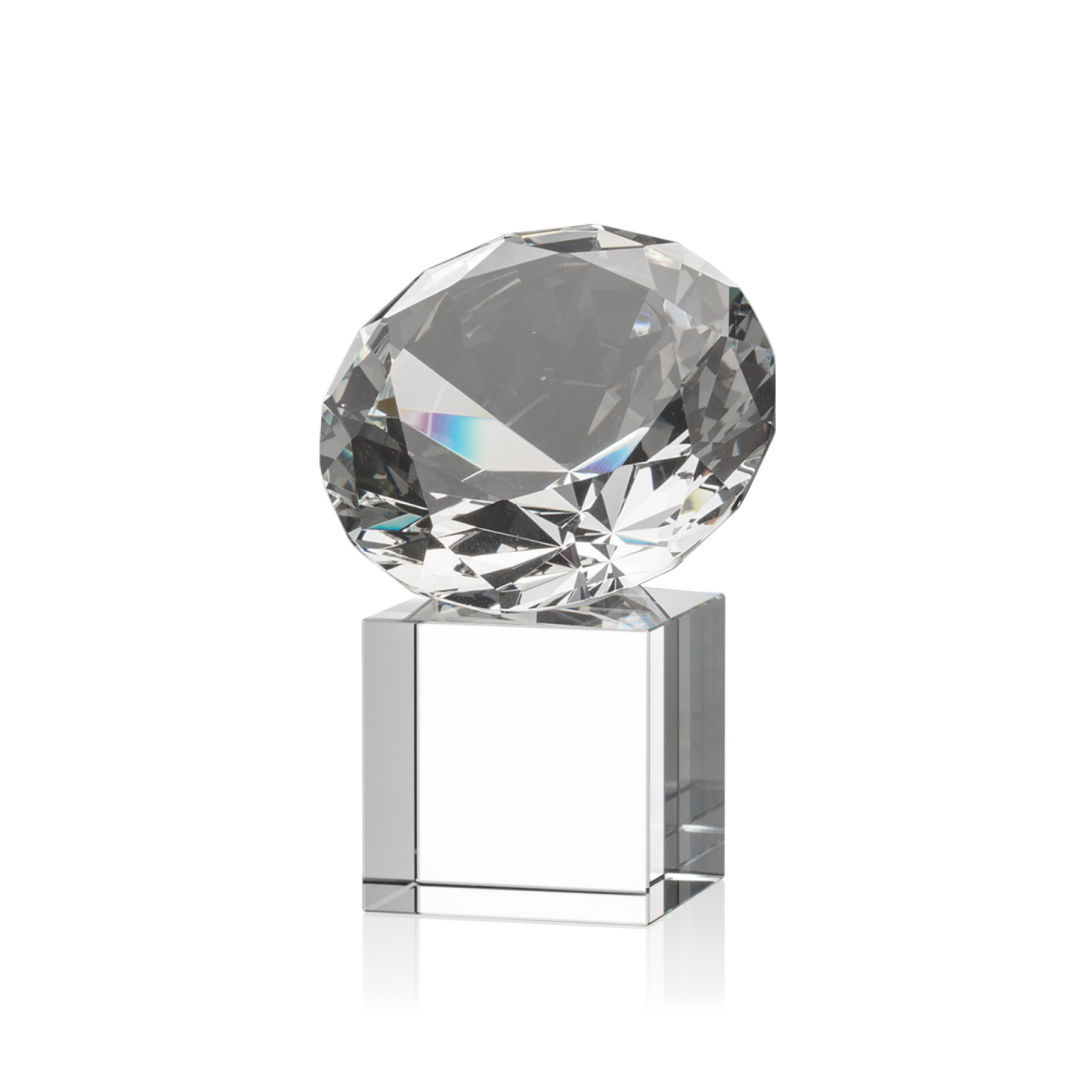 Gemstone Award on Cube - Diamond 4