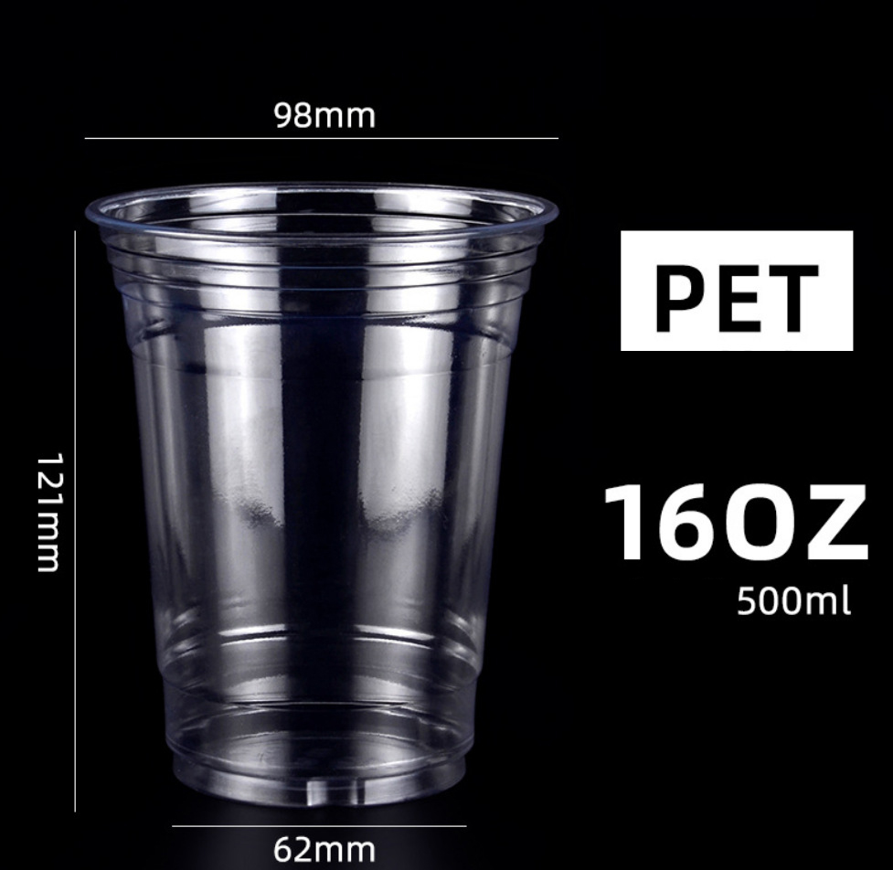 16OZ Clear Plastic Cup 1