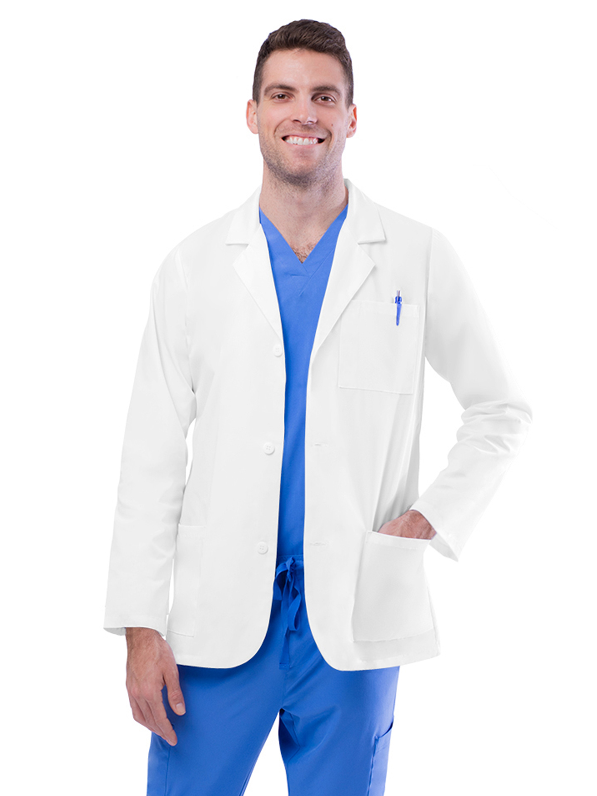 Adar - Universal - Unisex Three-Pocket 31" Consultation Lab Coat 6