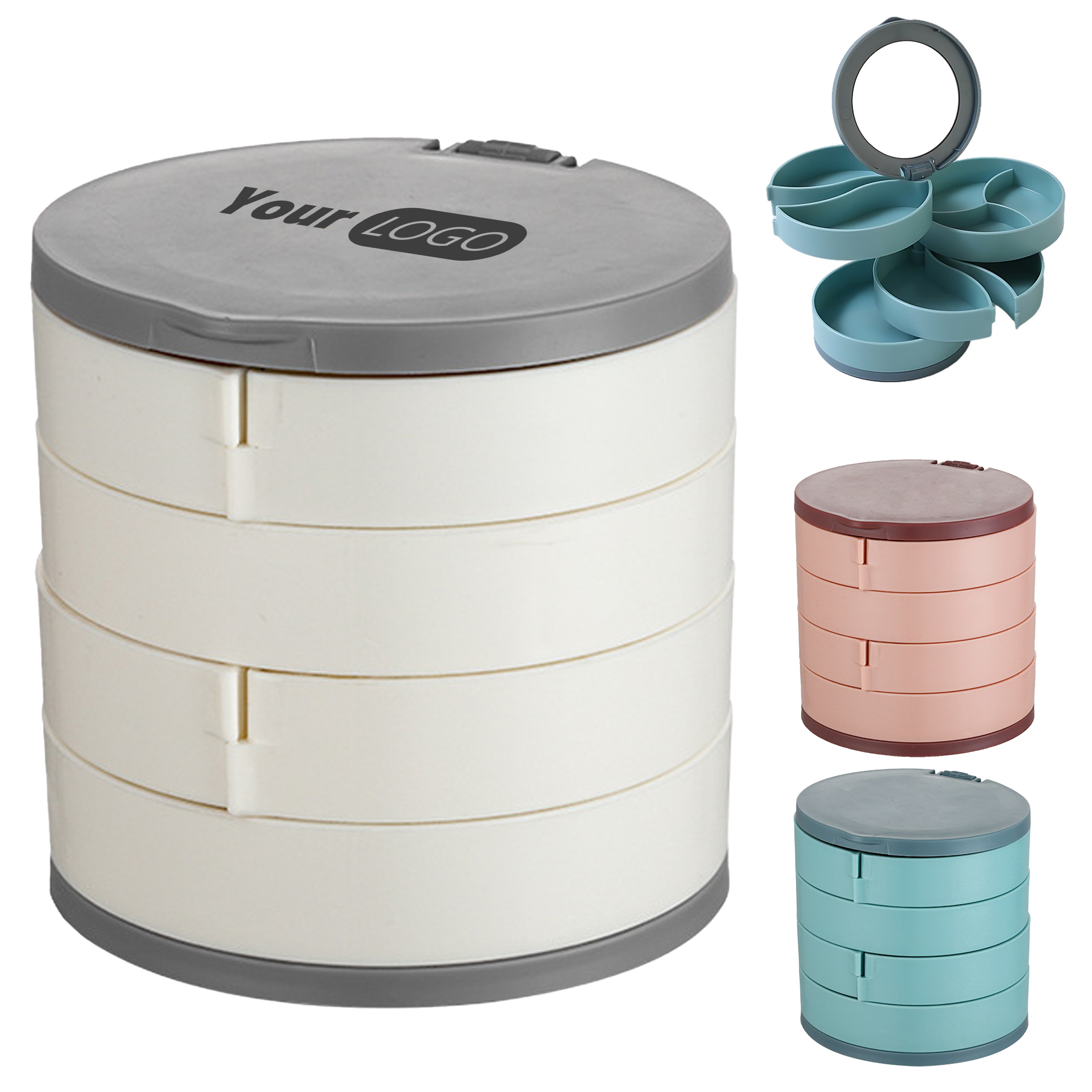 Abs Rotating Multi-Layer Jewelry Box 2