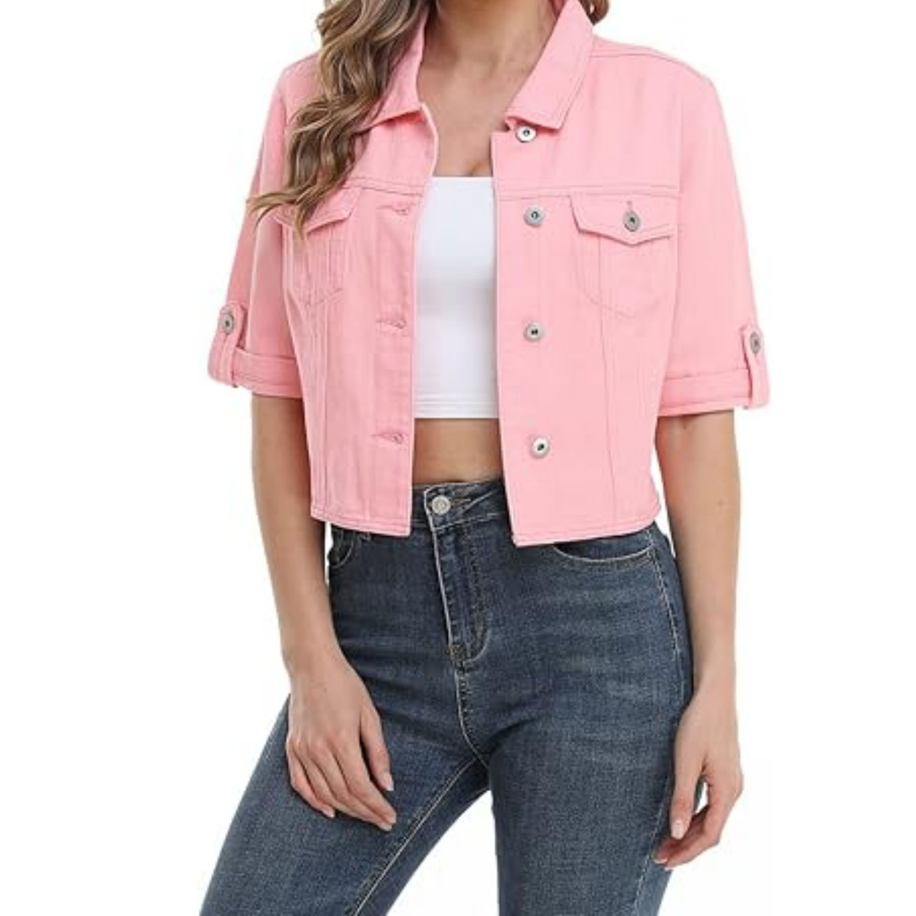 Women's Short Denim Jacket 1