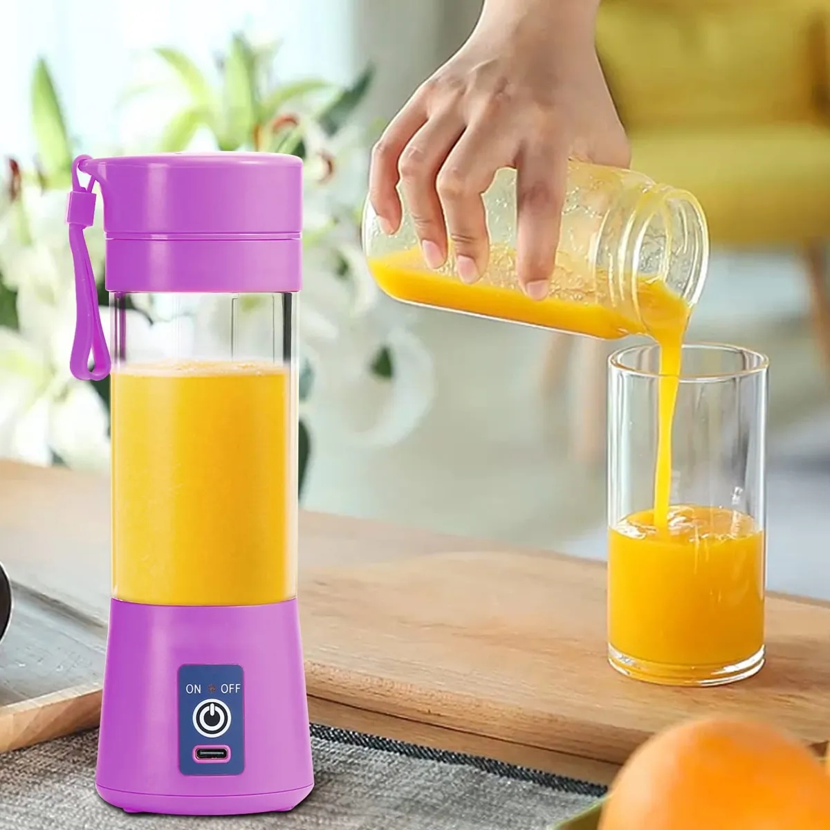 Portable Blender with Six Blades 2