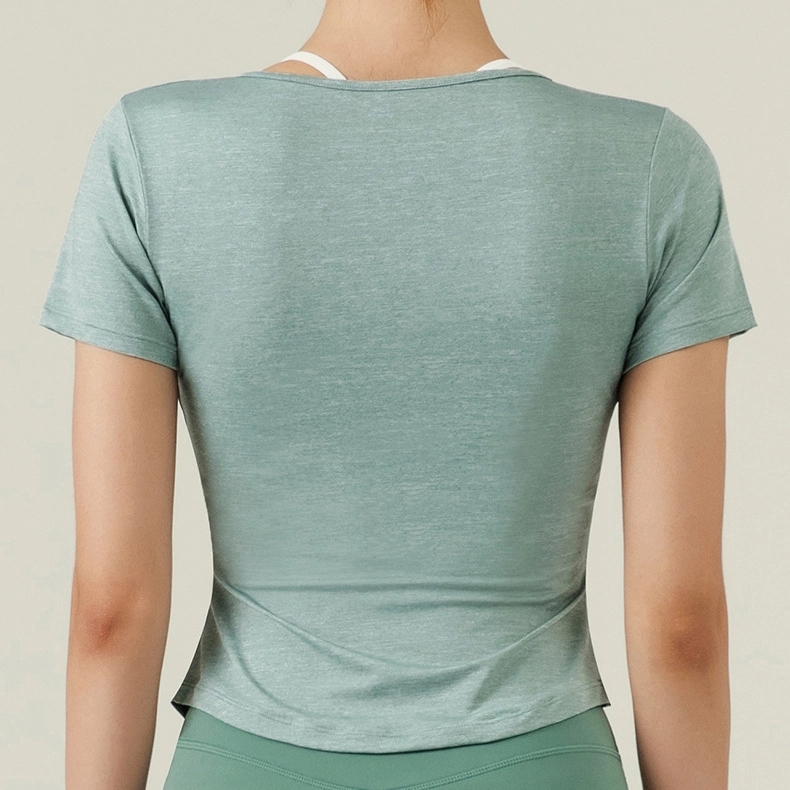 Sport Fitness Workout Quick Dry Yoga Running T-Shirt -Women 1