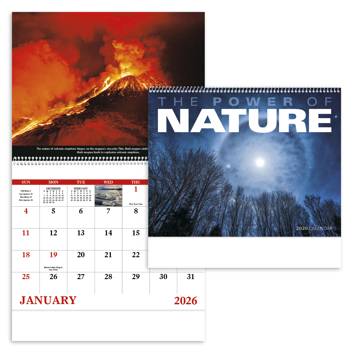 Good Value™ The Power of Nature - Spiral Calendar 44