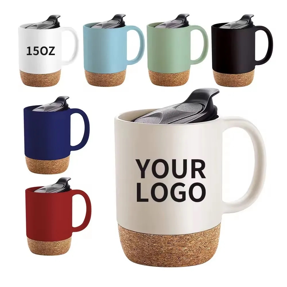 Classic 12oz Ceramic Mug with Cork Base 8