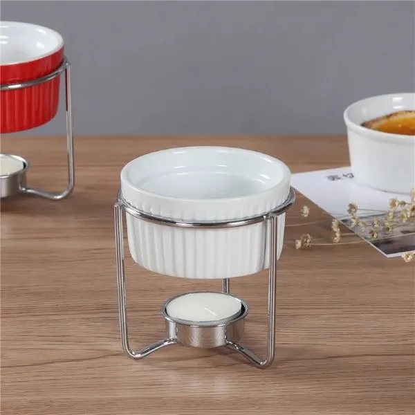 Custom Ceramic Chocolate Fondue Set 8