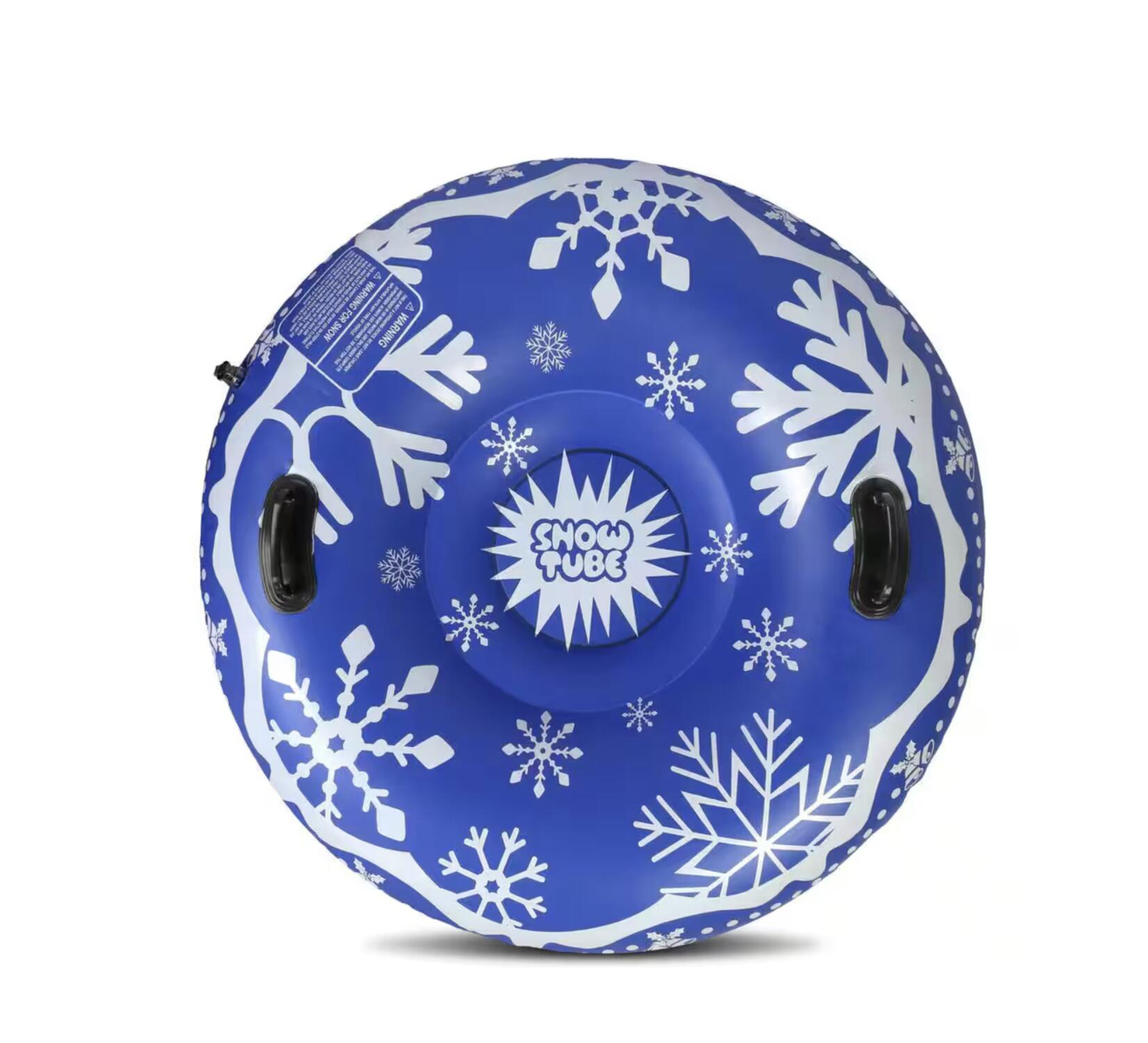 47 Inch Inflatable Snow Tube - Heavy Duty Winter Sled for Kids & Adults 1