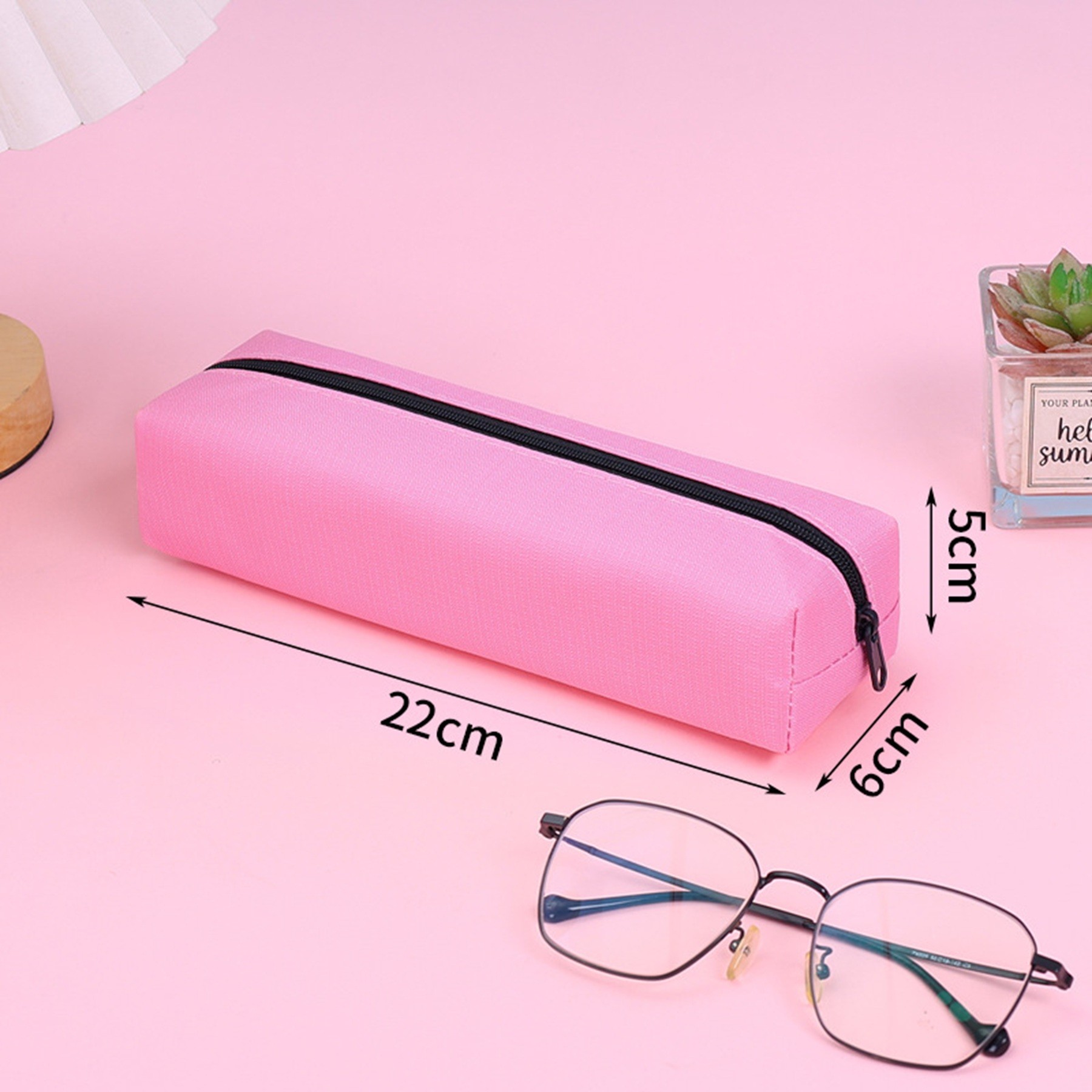 Simple Large Capacity Oxford Cloth Pencil Pouch 2