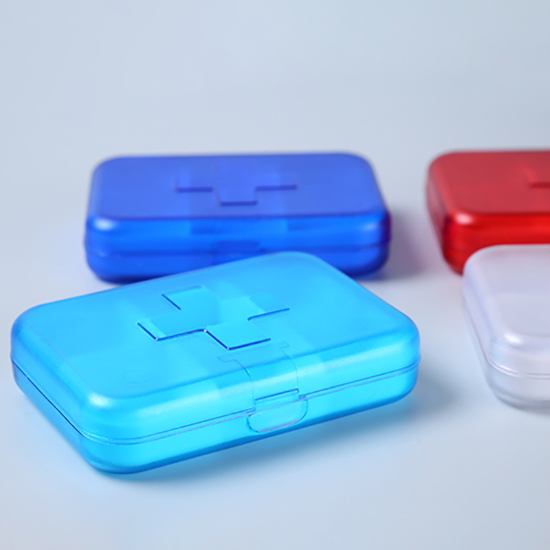 Portable Clear 6 Compartments Pill Box 5