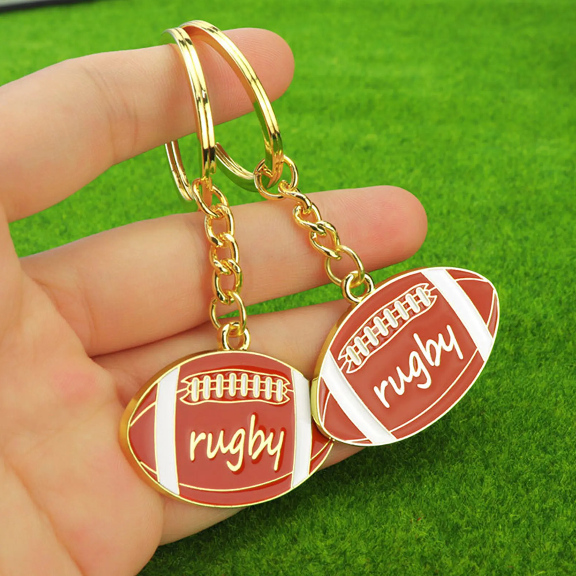 Rugby Keychain LOGO Printed for Promotions in Memorial Event 3
