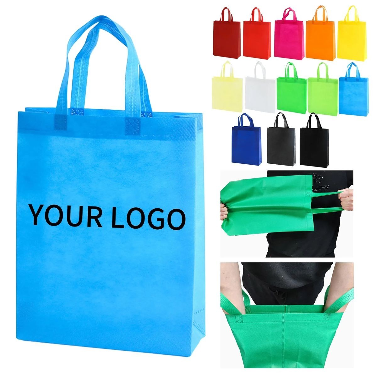 Non Woven Tote Bag with Silkscreen Printing for Shopping 8
