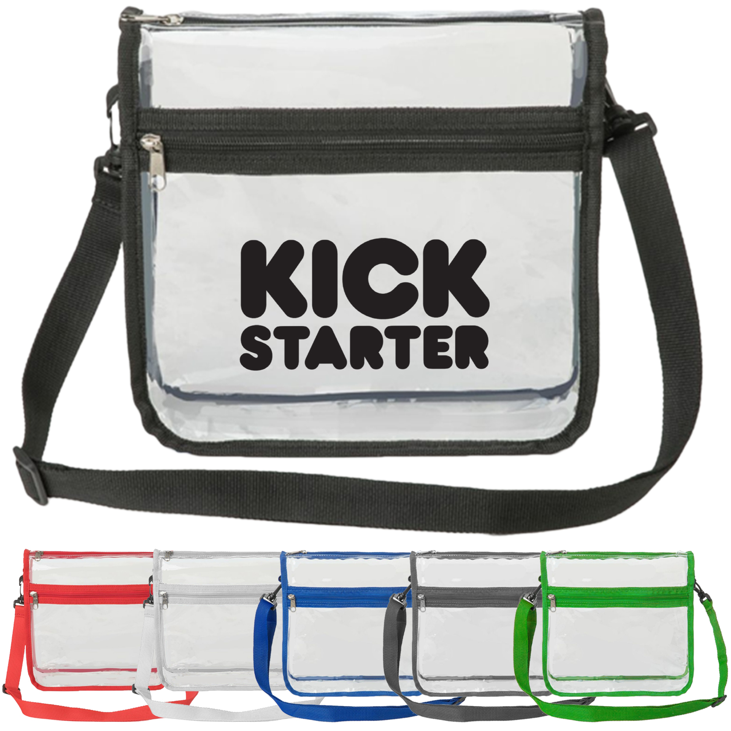Stadium Approved Purse Tote Bag Clear PVC Transparent Crossbody Bag 8