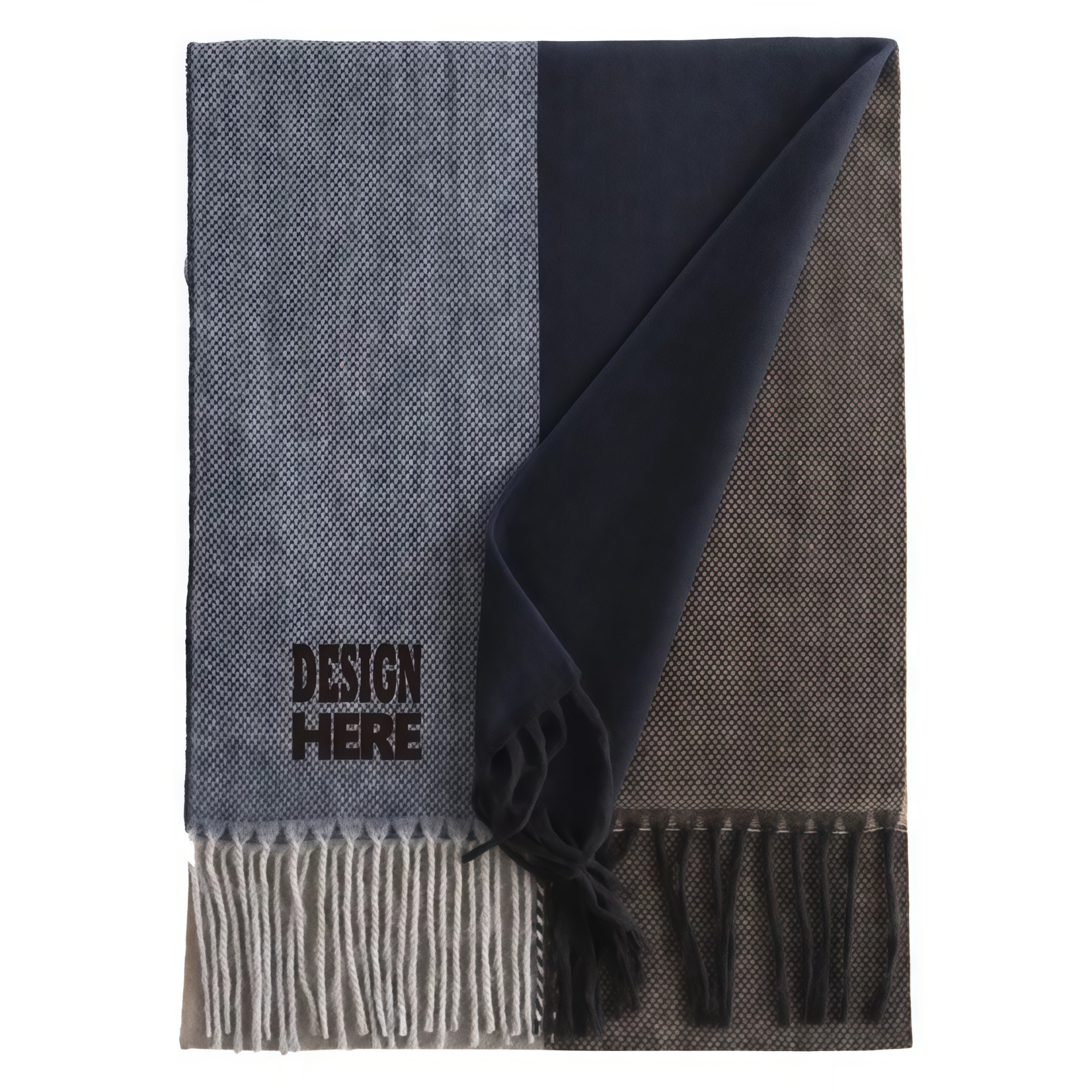 Winter Plaid Matching Imitation Cashmere Scarf Clashing Colo 1