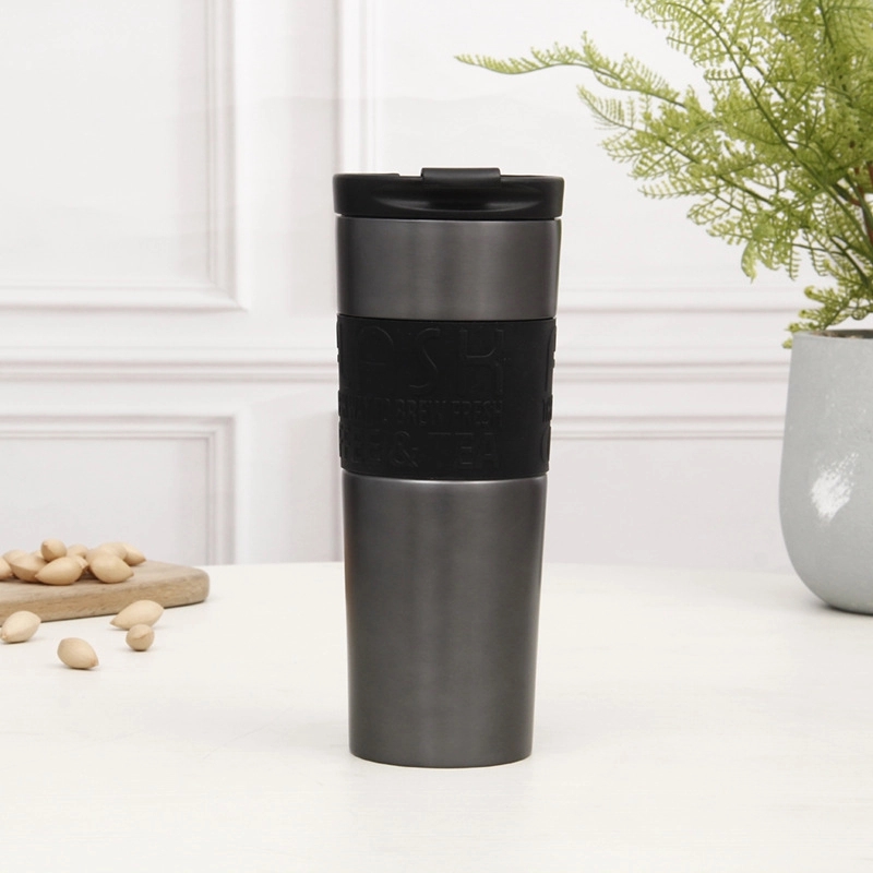 20 oz Stainless Steel Travel Coffee Mug With Silicone Sleeve 5