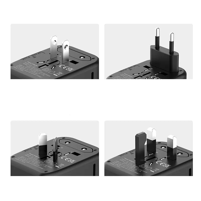 Universal International Travel Plug Adapter Outlet 4