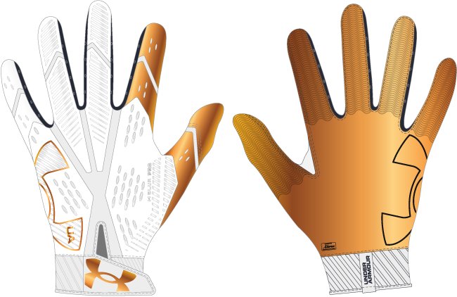 UA Blur Pro Men's Football Gloves 3