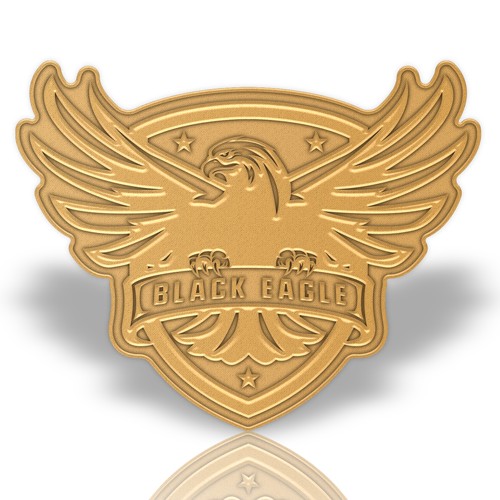Die Struck Zinc Alloy Lapel Pin With Shiny Plating - Silver, Gold, Copper, Bronze 5