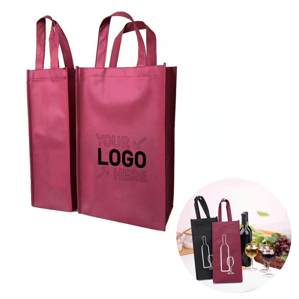 Non Woven 2-Bottle Wine Bag 3