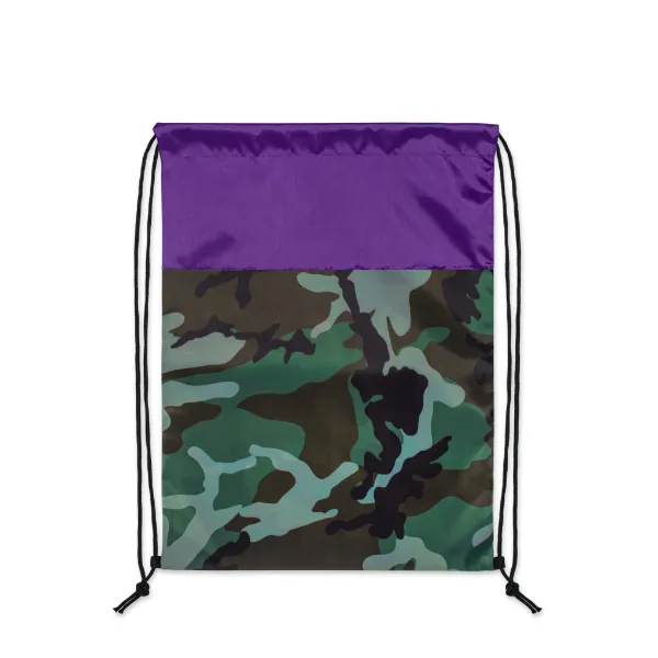 Colored Camo Drawstring Tote Bags 4