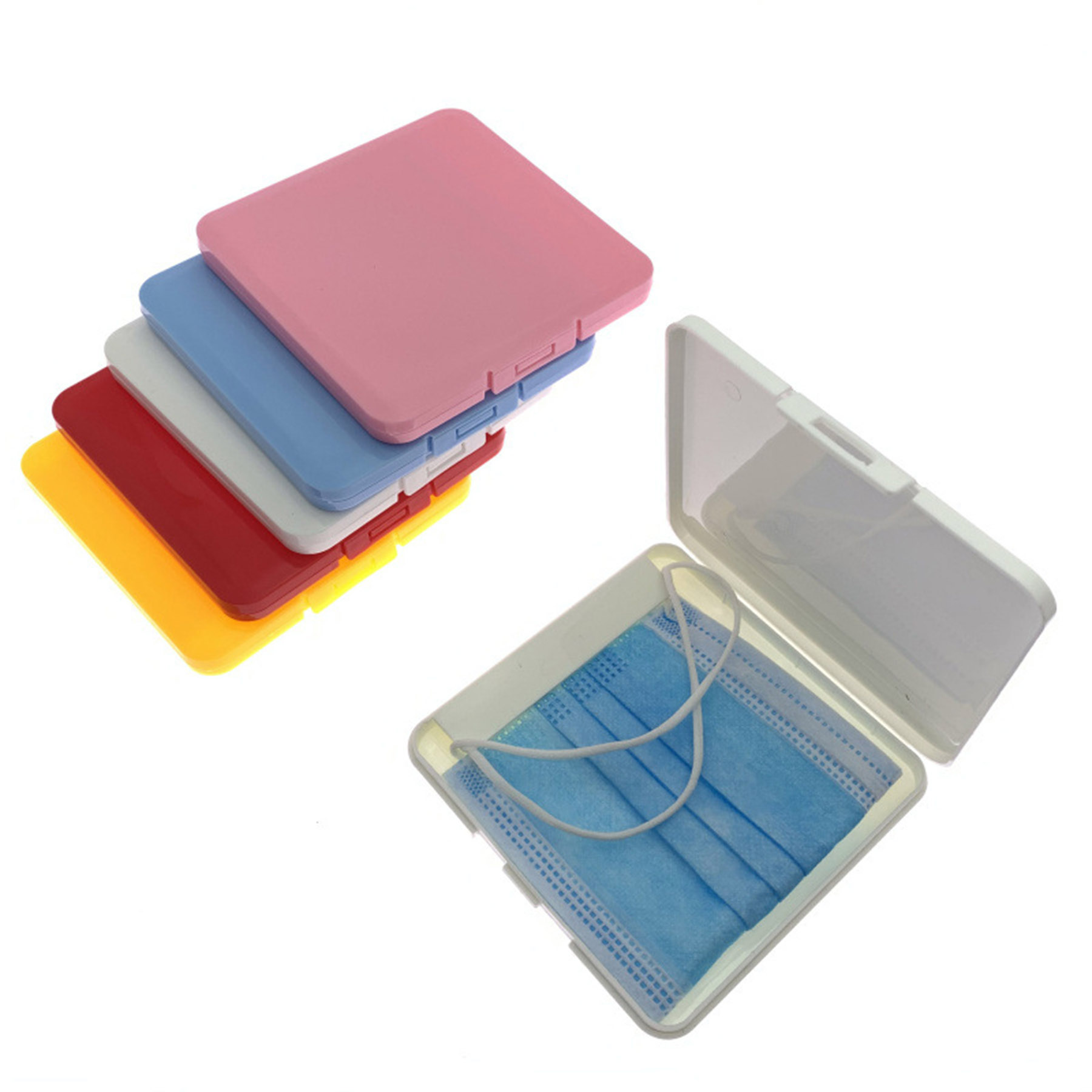 Square Face Mask Cover Container 2