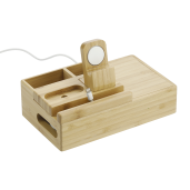 Bamboo Fast Wirelsss Charging Dock Station 46
