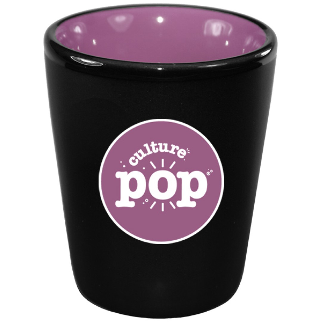 1.5 oz Hilo Lilac IN Ceramic Shot - Black Matte OUT
