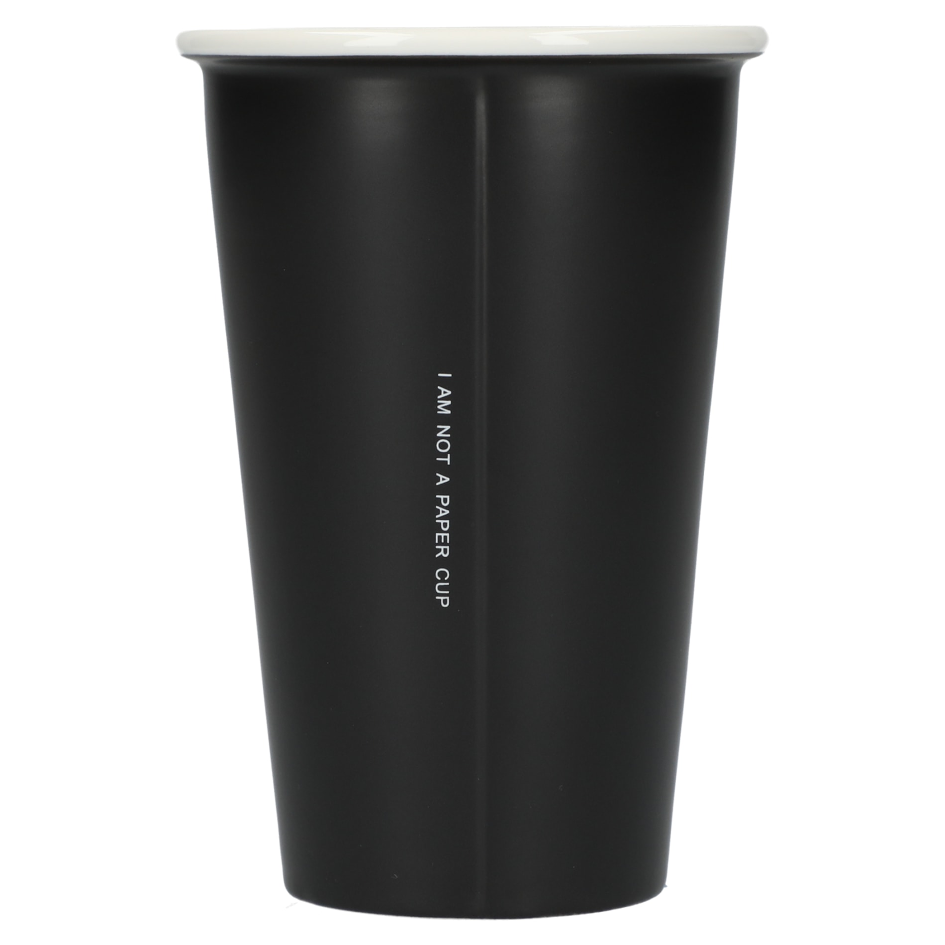 I'm not a paper cup 10oz ceramic tumbler 174
