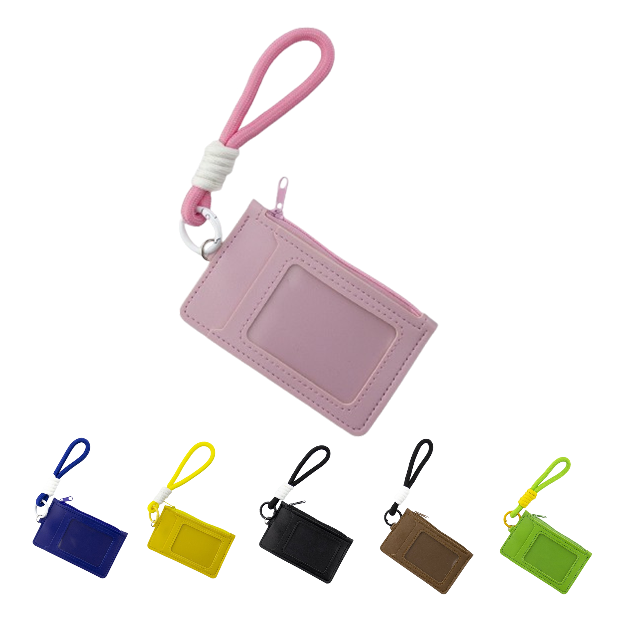Cute solid color dopamine card bag 4