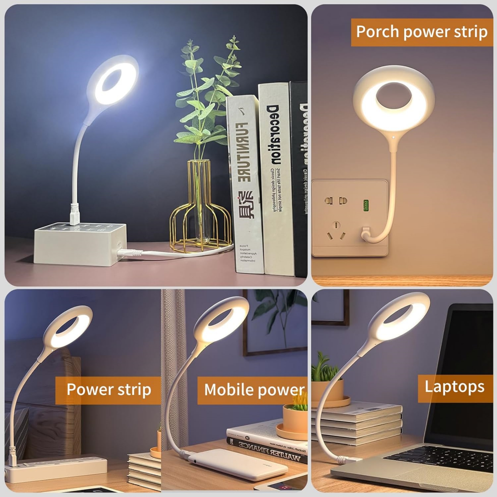 Voice Control USB Reading Light 4