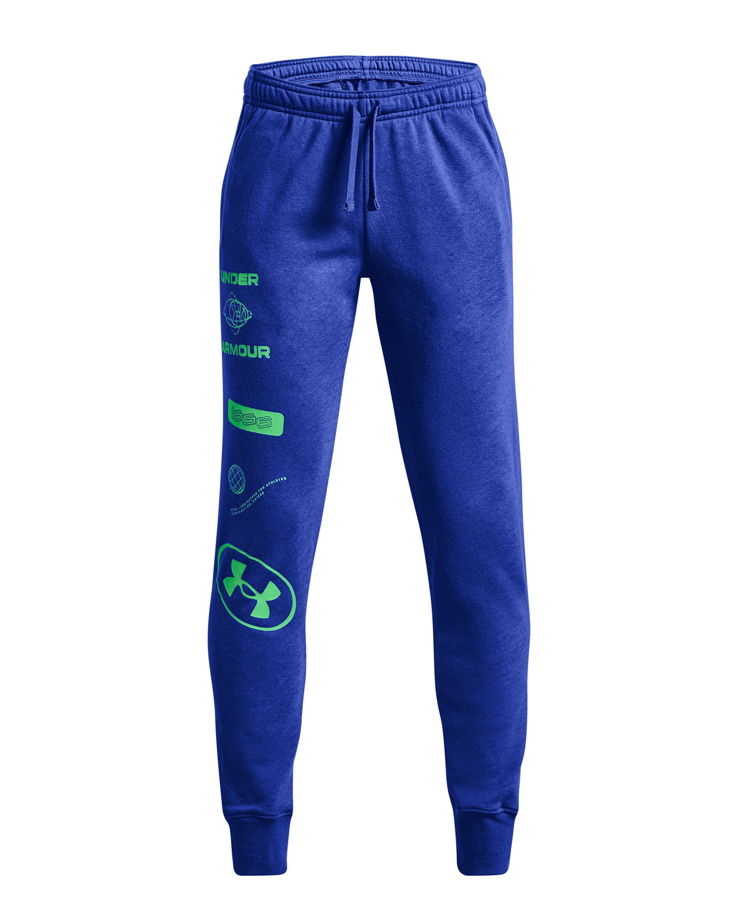 Boys' UA Rival Fleece Wordmark Joggers  3