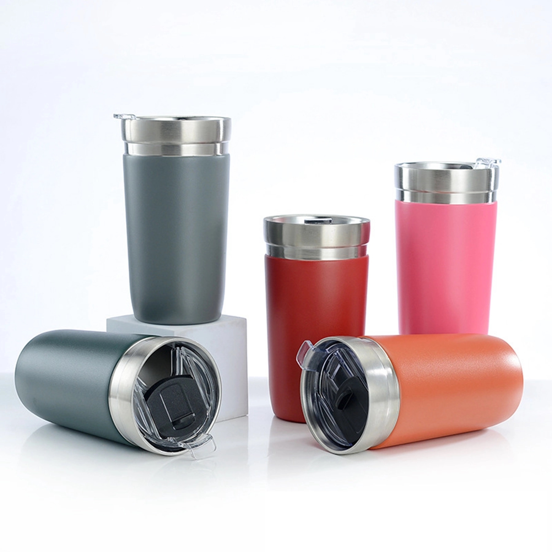 16 Oz. Double Wall Vacuum Stainless Steel Beer Cup 4
