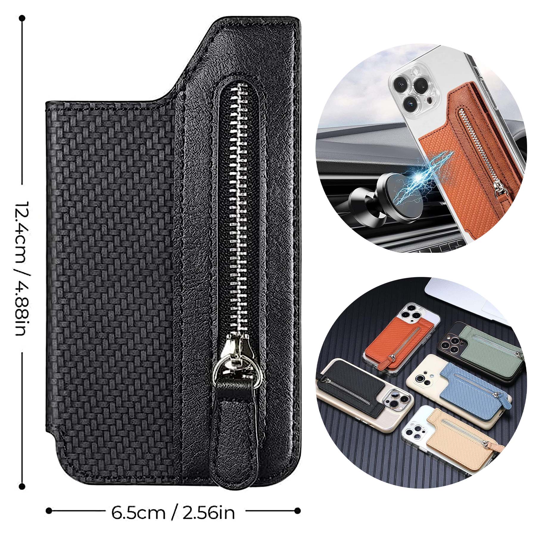 Multifunctional Adhesive Phone Wallet Card Holder 2