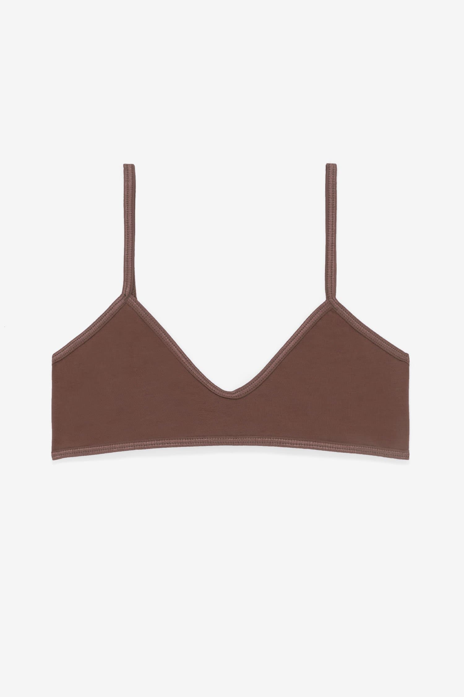 COTTON SPANDEX SPAGHETTI BRALETTE 11