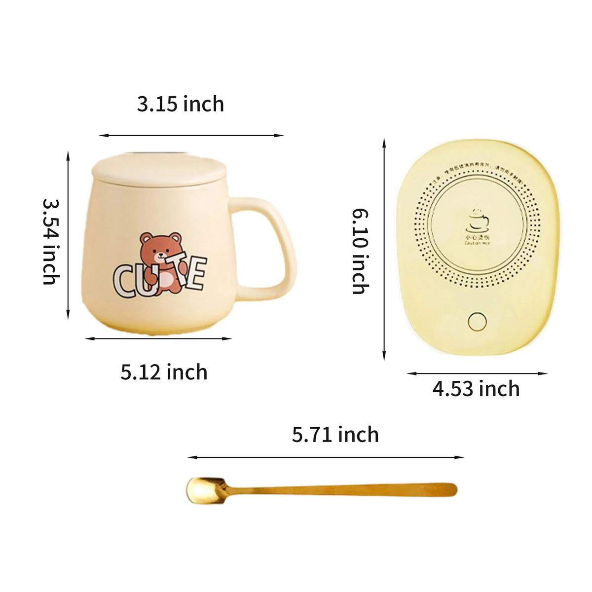 Temperature Controlled Ceramic Coffee Cup 5