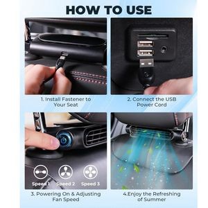 USB Car Seat Fan 20
