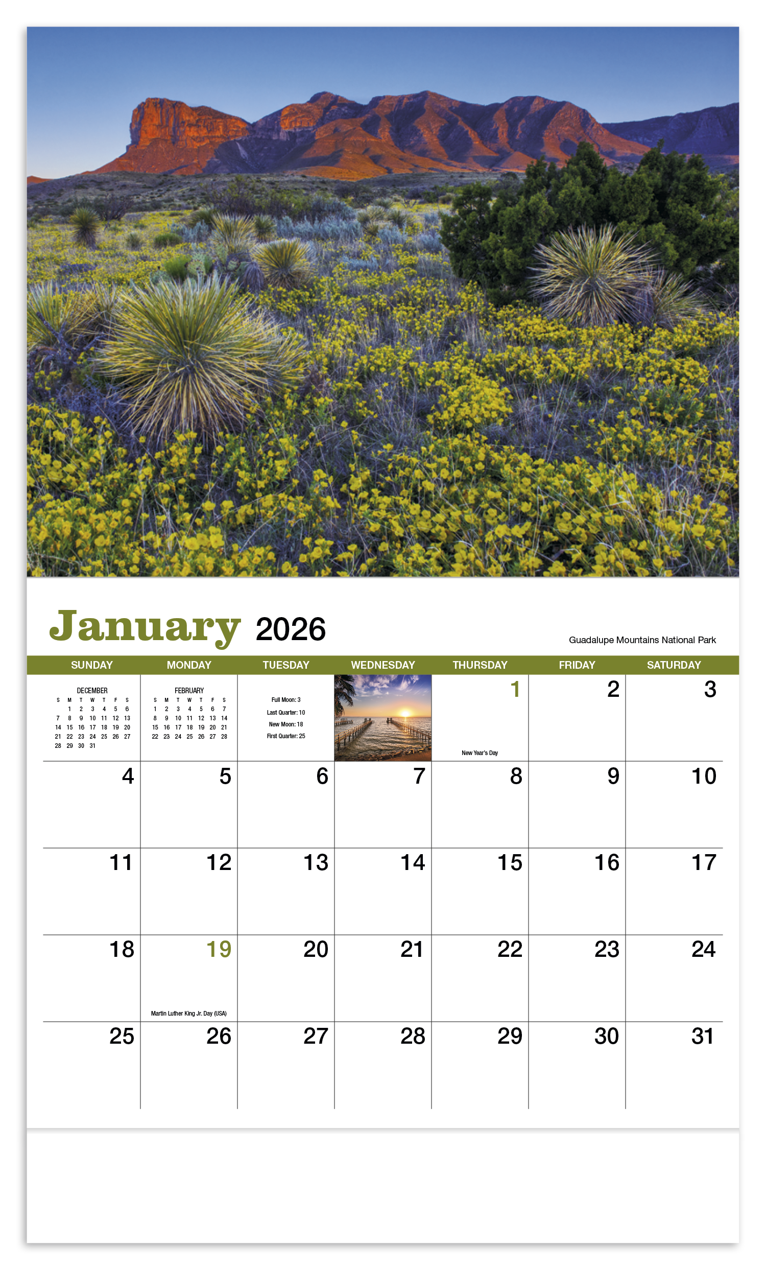 HotLine® Products Texas Appointment Calendar - Stapled 9