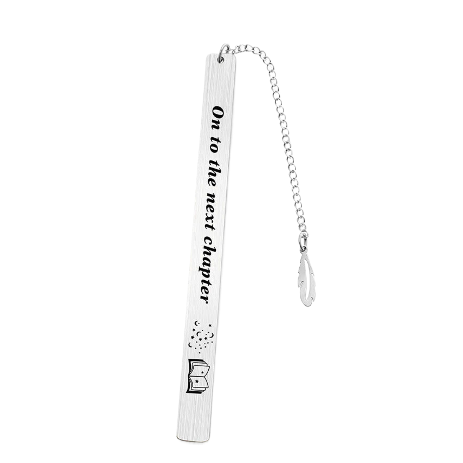 Sleek Stainless Steel Metal Bookmark 5