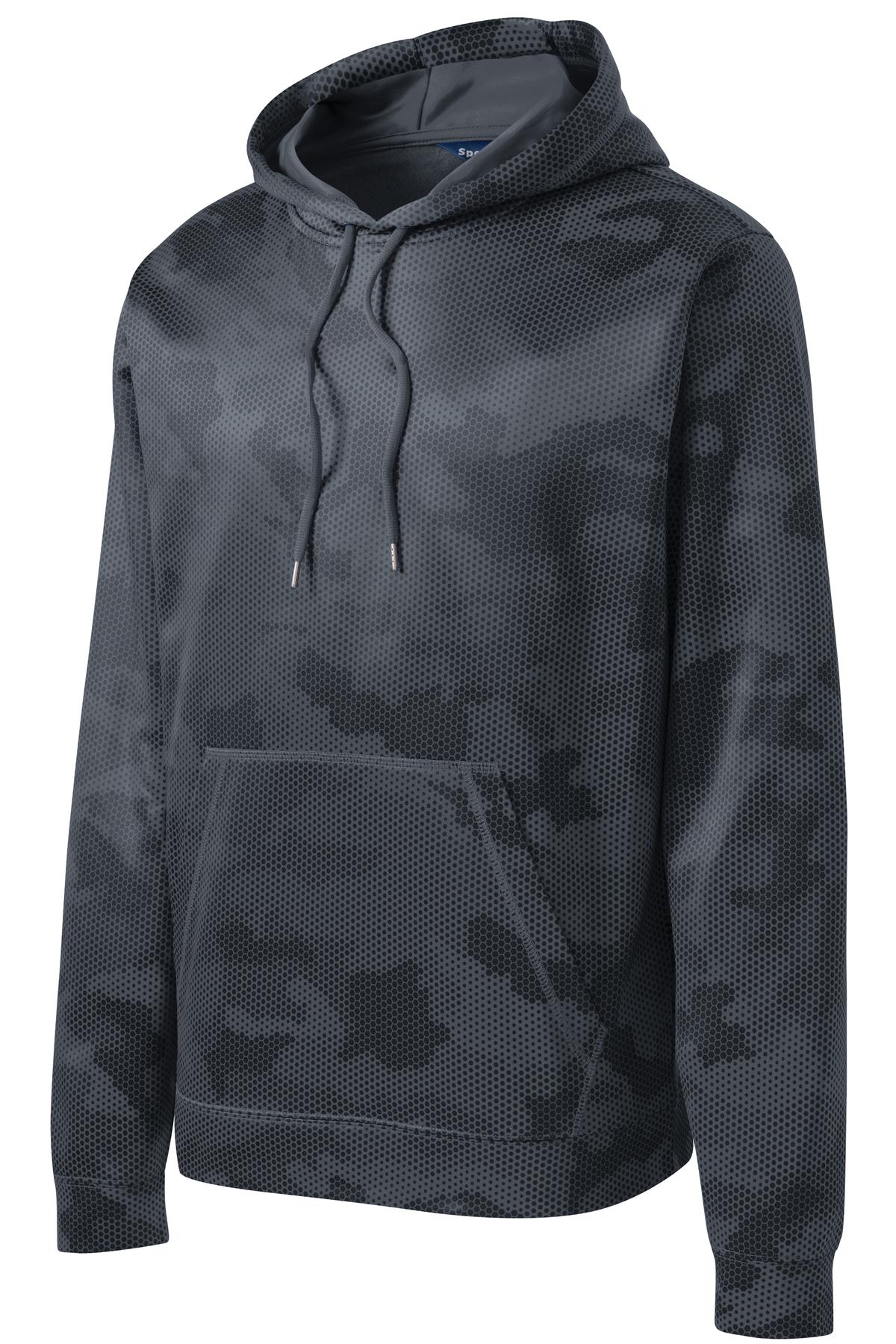 Sport-Wick CamoHex Fleece Hooded Pullover